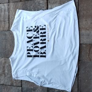 Pure Barre Peace Love Barre t-shirt